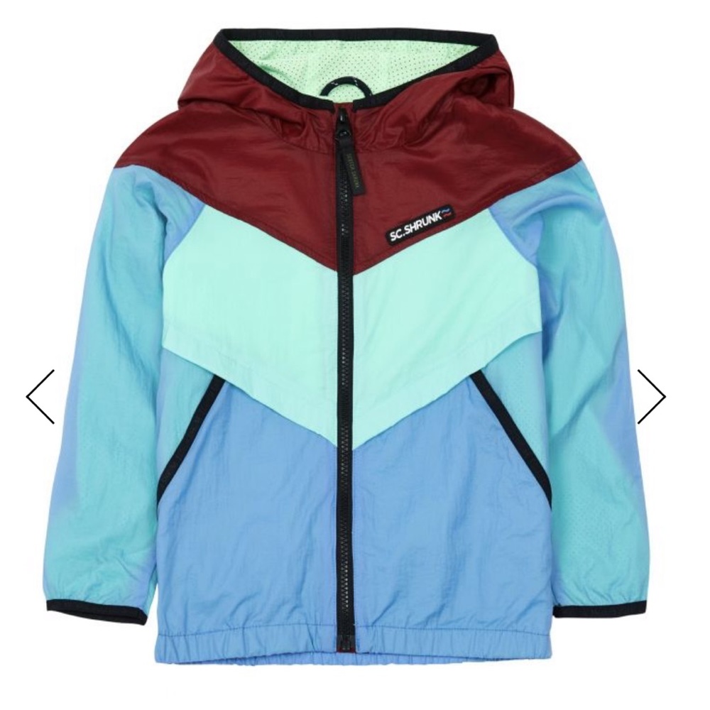 Boys retro windbreaker jacket